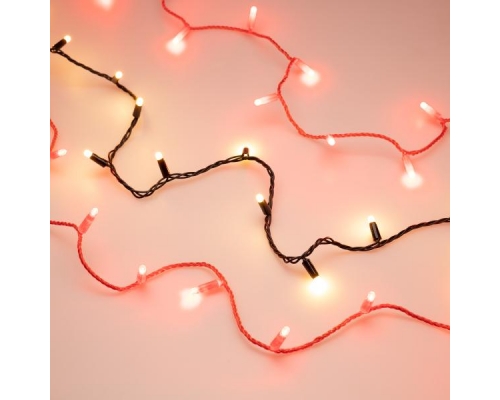 Уличная светодиодная гирлянда Ardecoled нить 230V красный ARD-String-Classic-10000-Red-100Led-Milk-STD Red 028210