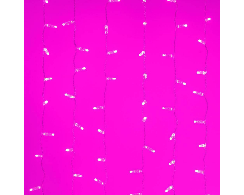 Уличная светодиодная гирлянда Ardecoled занавес 230V розовый ARD-Curtain-Classic-2000X1500-Clear-360Led Pink 024880