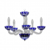 Люстра Bohemia Crystal 1309/5/165 NI CL/CLEAR-BLUE/H-1H