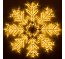 Светодиодная фигура Ardecoled Снежинка ARD-Snowflake-M8-950x950-540Led Warm 034255