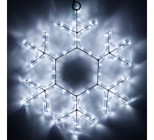 Светодиодная фигура Ardecoled Снежинка ARD-Snowflake-M7-450X375-126Led White 034249