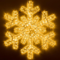 Светодиодная фигура Ardecoled Снежинка ARD-Snowflake-M11-1250x1200-604Led Warm 034261