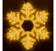 Светодиодная фигура Ardecoled Снежинка ARD-Snowflake-M10-1000x900-576Led Warm 034259