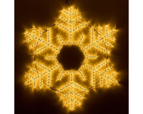 Светодиодная фигура Ardecoled Снежинка ARD-Snowflake-M10-1000x900-576Led Warm 034259