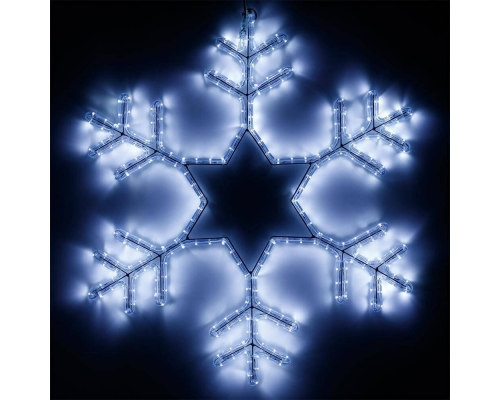 Светодиодная фигура Ardecoled Снежинка ARD-Snowflake-M3-920X920-432Led White 025307