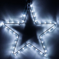 Светодиодная фигура Ardecoled Звездочка ARD-Star-M1-295X275-36Led White 034248