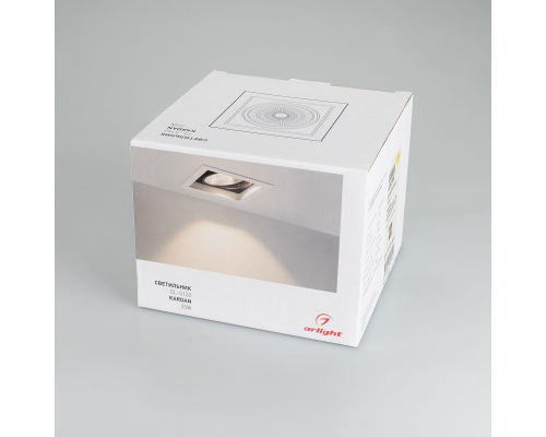 Встраиваемый светодиодный светильник Arlight CL-Kardan-S152x152-25W White6000 037028