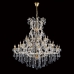 Каскадная люстра Crystal Lux Hollywood SP53 Gold