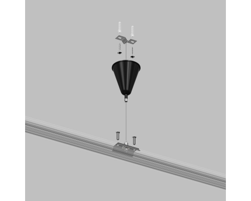 Подвесная система для треков Denkirs TR1105-BK
