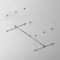 Основание на тросовых подвесах Hang для трековых светильников Maytoni Technical Flarity TFC-Flar-H07-B