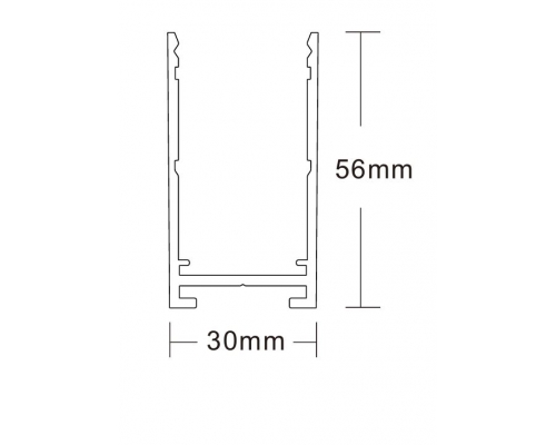 Шинопровод Crystal Lux CLT 0.115 01 L2000 BL