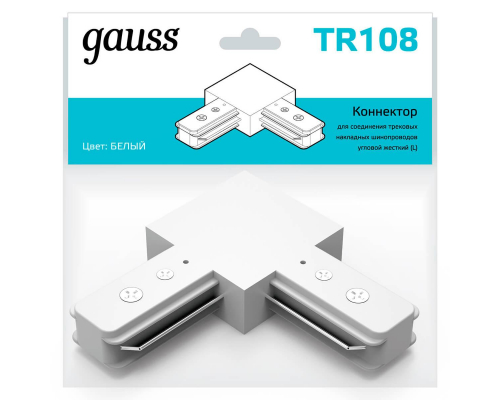 Коннектор L-образный Gauss TR108