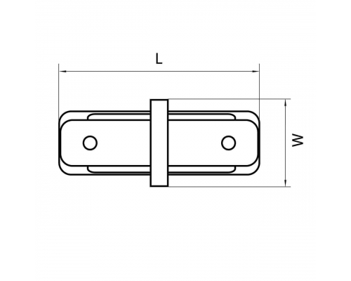 Коннектор прямой Lightstar Barra 502106
