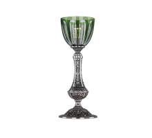 Настольная лампа Bohemia Ivele Crystal 71100L/15 NB P1 Clear-Green/H-1H