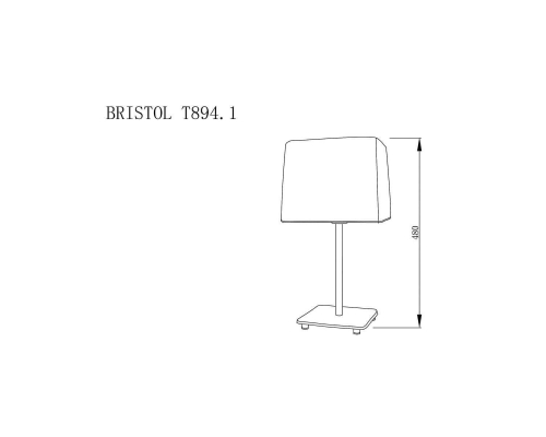 Настольная лампа Lucia Tucci Bristol T894.1