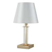 Настольная лампа Crystal Lux Nicolas LG1 Gold/White