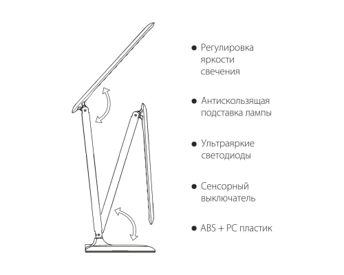 Настольная лампа Eurosvet Alcor TL90200 белый