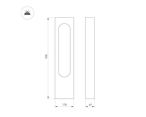 Уличный светодиодный светильник Arlight LGD-Muse-Boll-H900-12W Warm3000 037523
