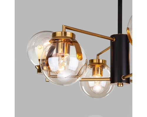 Потолочная люстра Eurosvet Creek 70118/6 черный