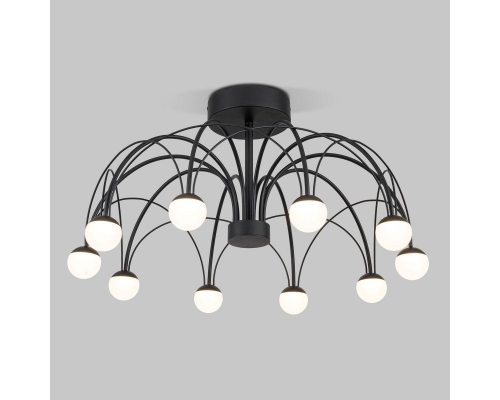 Потолочная светодиодная люстра Eurosvet Ragno 90035/10 LED черный