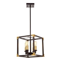 Люстра Lumina Deco Waldorf LDP 1140-4 BK+MD