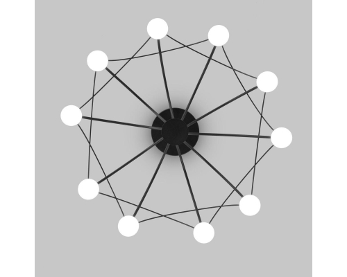 Потолочная светодиодная люстра Eurosvet Ragno 90035/10 LED черный