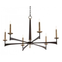 Люстра подвесная Alfa Light F1124-03 D750*H810 BK+COPEER