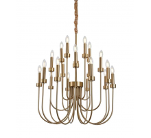 Люстра подвесная Alfa Light F1124-16 D800*H950 COPPER