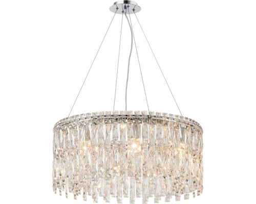Люстра подвесная хрустальная 2173/09/08P Stilfort, серия Santorini