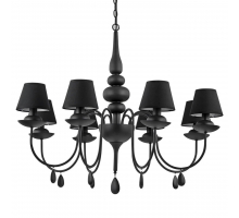 Люстра Ideal Lux Blanche SP8 Nero 111896