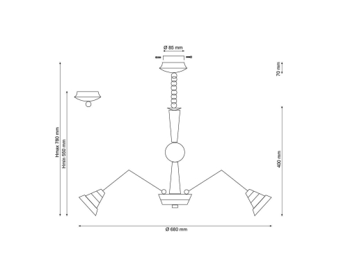 Люстра Lucia Tucci Natura 072.8 LED