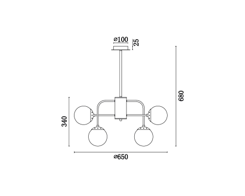Люстра Vele Luce Verona VL5015L06