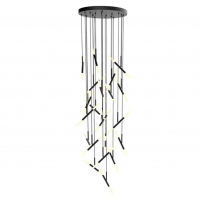 Люстра подвесная Alfa Light F3024-41 BLACK