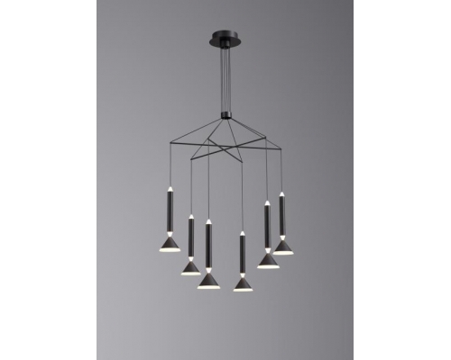 Люстра подвесная Alfa Light F3024-43 BLACK