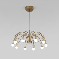 Подвесная светодиодная люстра Eurosvet Ragno 90030/10 LED золото