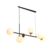 Люстра iLamp Golden 9136P/6 BK-WH