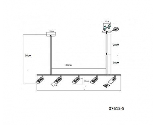 Люстра Kink Light Кайко 07615-5,19