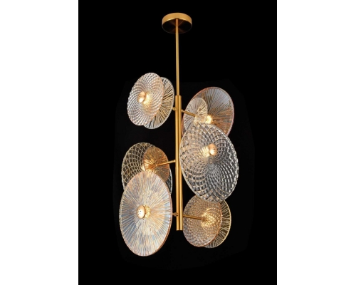 Люстра подвесная Alfa Light F4024-48 380*1200MM AB COLOR led