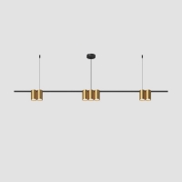 Люстра Denkirs Orbit DK4063-BK+SG
