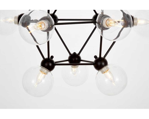 Люстра Lumina Deco Zodiak LDP 160N-12 BK+PR