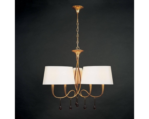 Люстра Mantra Paola Painted Gold 3540