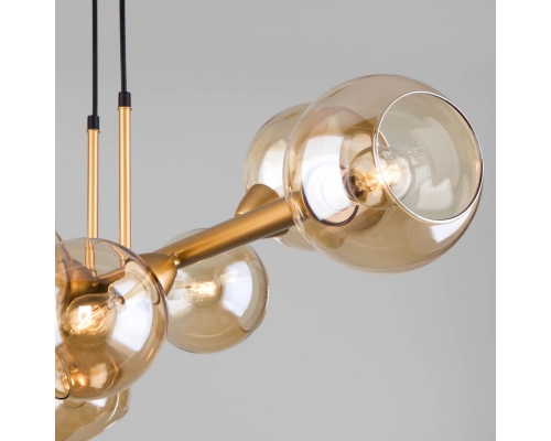 Люстра Eurosvet Roger 70113/8 янтарный