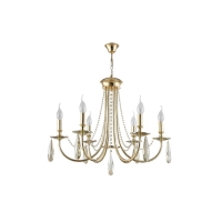 Люстра Crystal Lux Victoria SP6 Gold/Amber