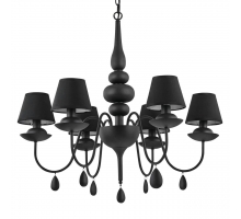 Люстра Ideal Lux Blanche SP6 Nero 111872