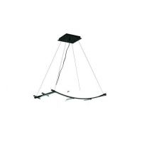 Люстра подвесная Alfa Light F3524-09 White+Black E27*6