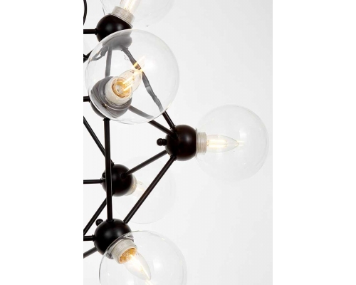 Люстра Lumina Deco Zodiak LDP 160N-12 BK+PR