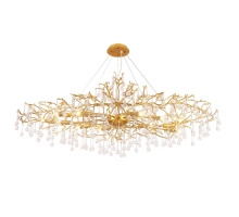 Люстра Crystal Lux REINA V2 SP16 L1500 GOLD PEARL