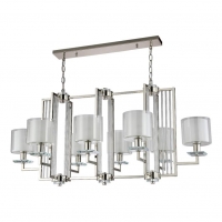 Люстра Crystal Lux Nicolas SP8 L1000 Nickel/White