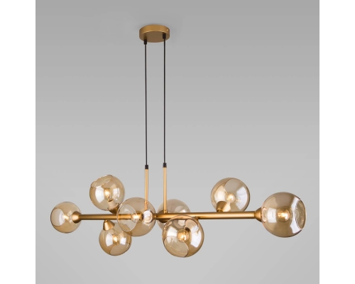 Люстра Eurosvet Roger 70113/8 янтарный