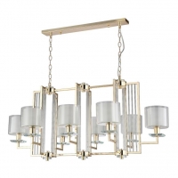 Люстра Crystal Lux Nicolas SP8 L1000 Gold/White